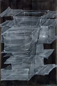 O.T., Acryl und Tusche auf Papier, 56 x 38 cm, 2007