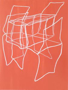 Fast Architektur, acrilic on canvas, 120 x 90 cm, 2019